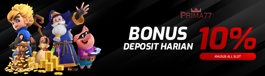 BONUS DEPOSIT HARIAN 10% 