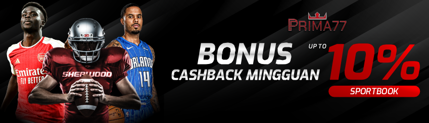 BONUS CASHBACK MINGGUAN SPORTBOOK UP TO10%